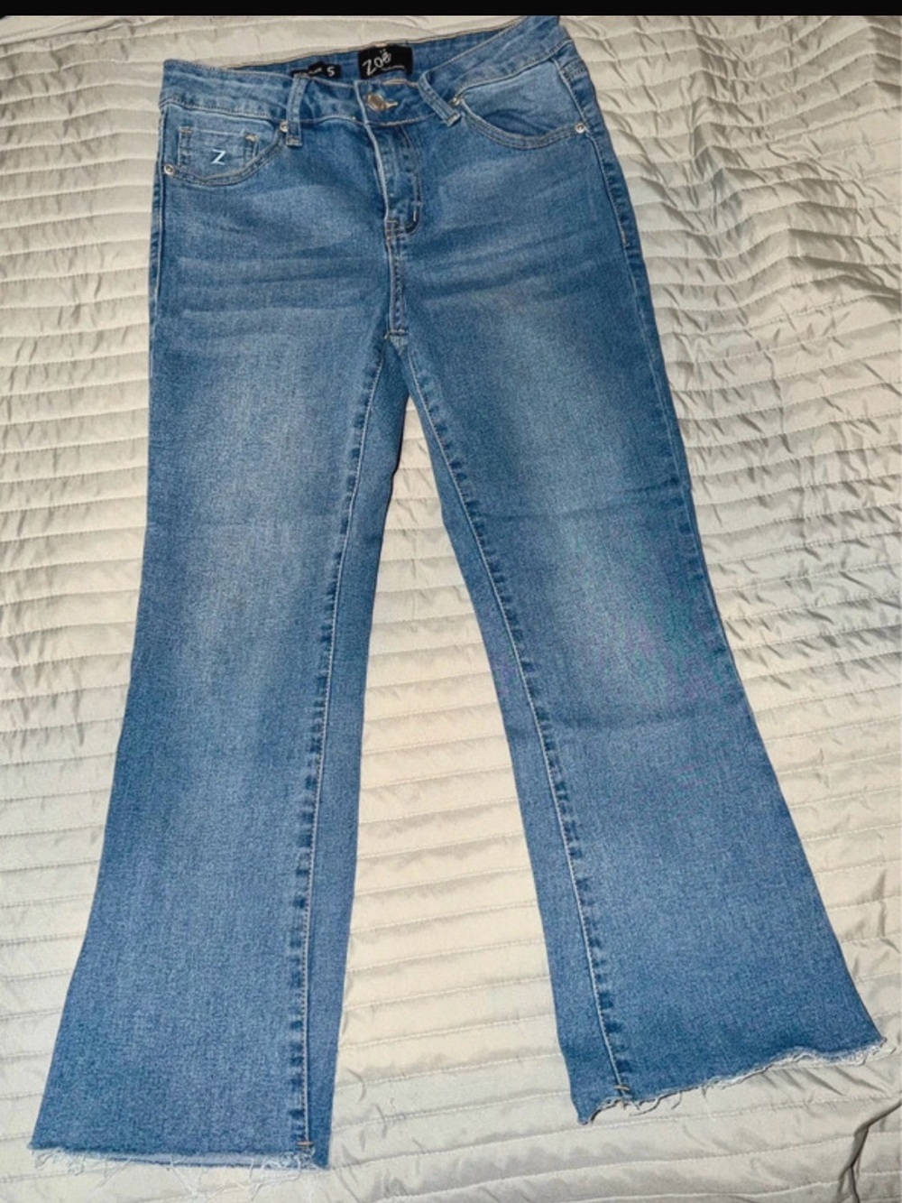 Zoe by Zoe High-Rise Light Blue Flared Jeans size 5
